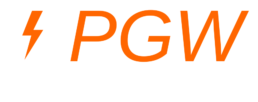 A. PGW Logo - Dark Background